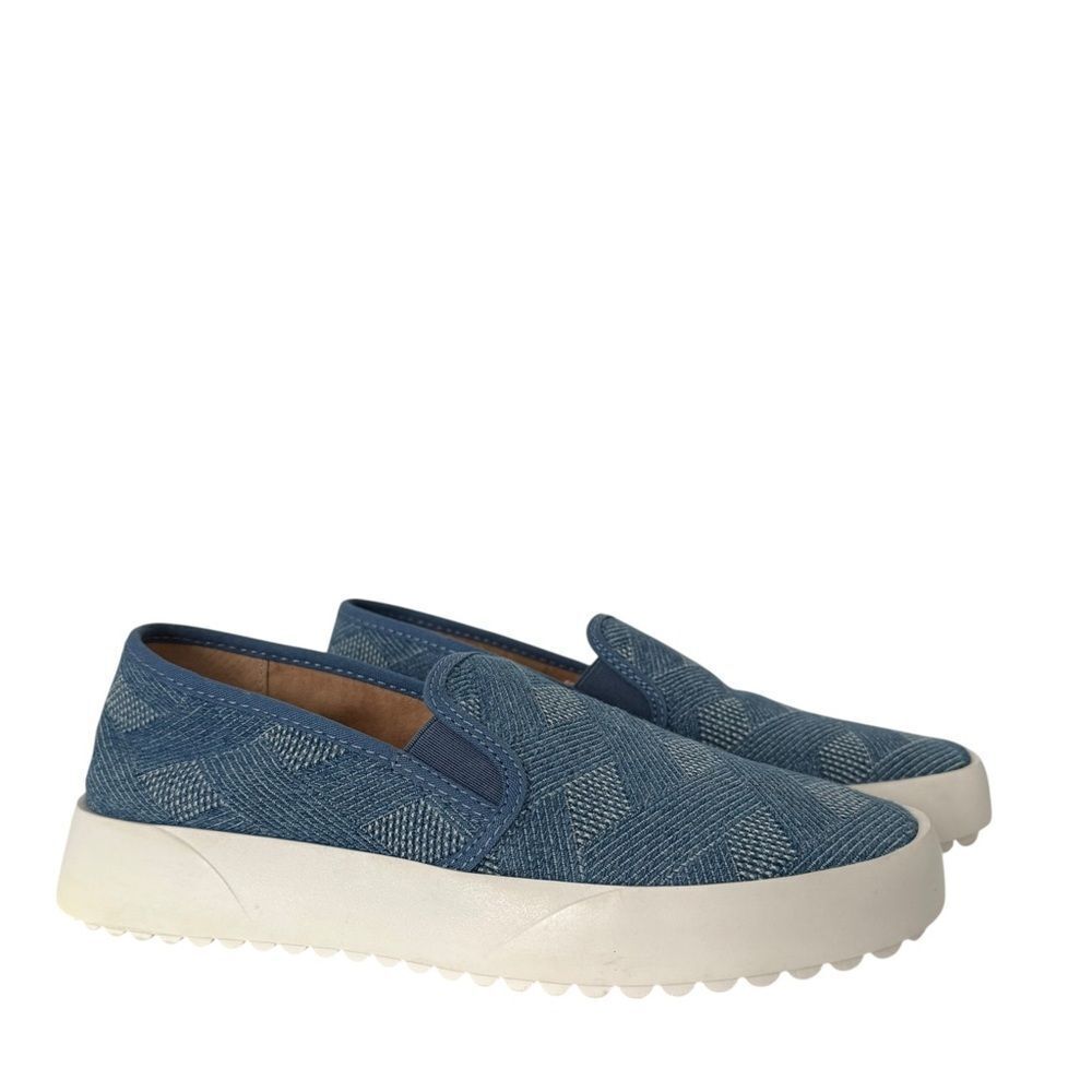 Lucky Brand Blue Denim Gimmony Slip on Sneakers
